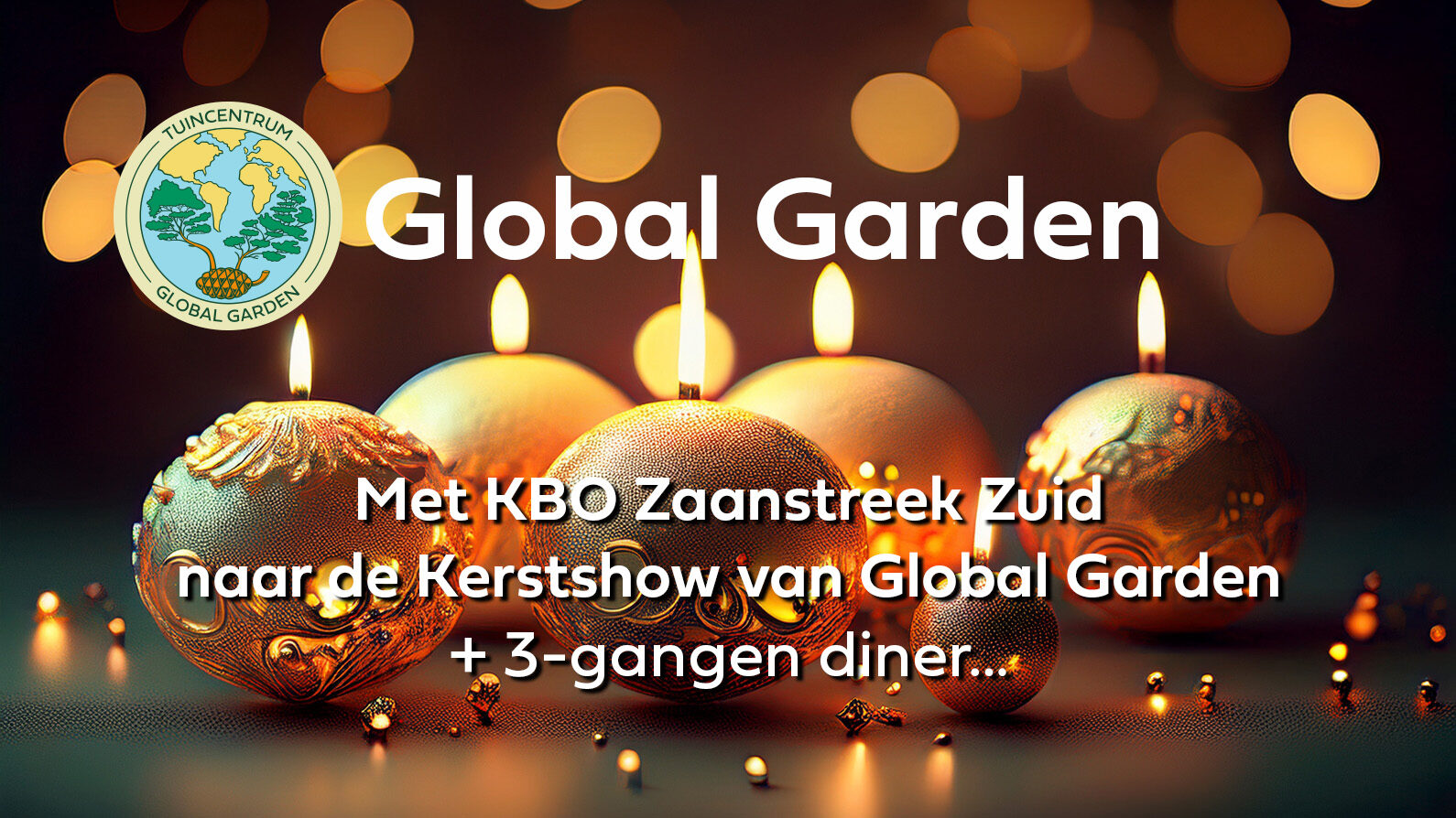 Met KBO naar Kerstshow ‘Global Garden’